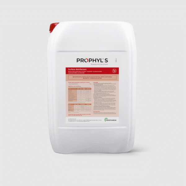 PROPHYL S to skuteczny preparat dezynfekujący Udowodniona skuteczność w zwalczaniu oocyst, wirusów, bakterii, prątków, grzybów, glist i drożdży.